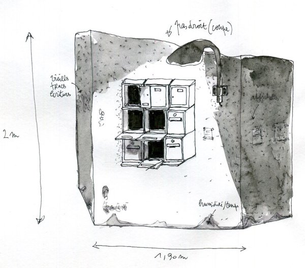 Riposte - Croquis du castelet